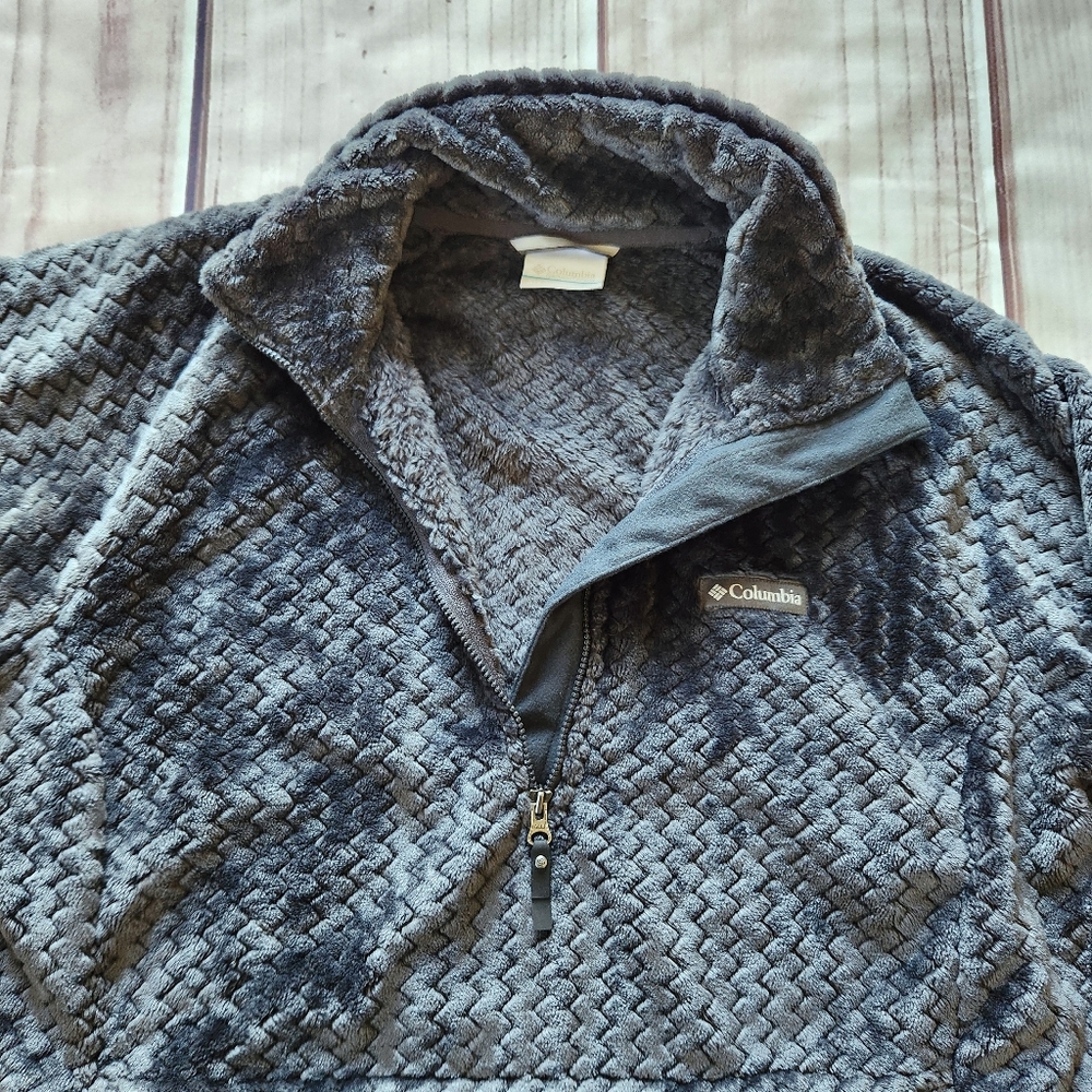NWT Columbia "Ruby Lake Half-Zip Fleece" Pullover Dark Gray | Women's Size Large - Picture 4 of 9